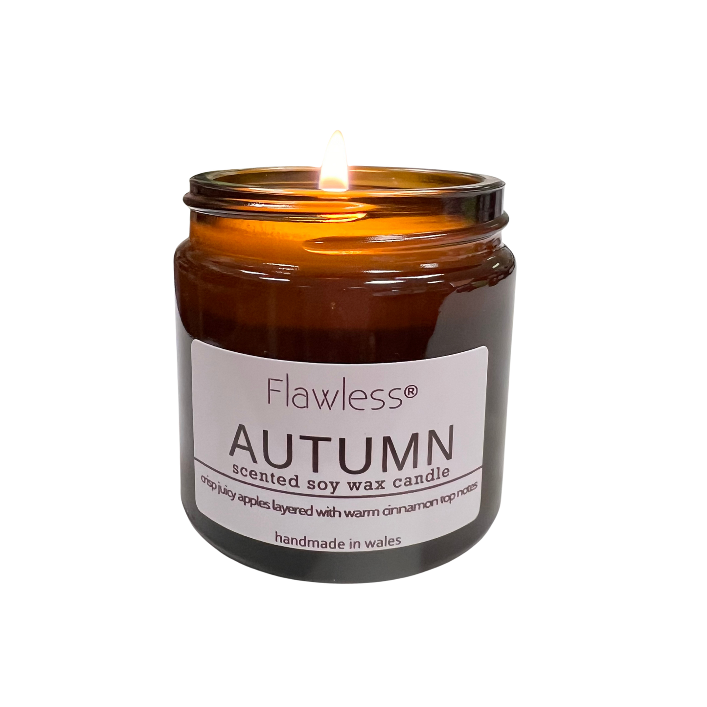 Apple and Cinnamon Scented Candle - Autumn