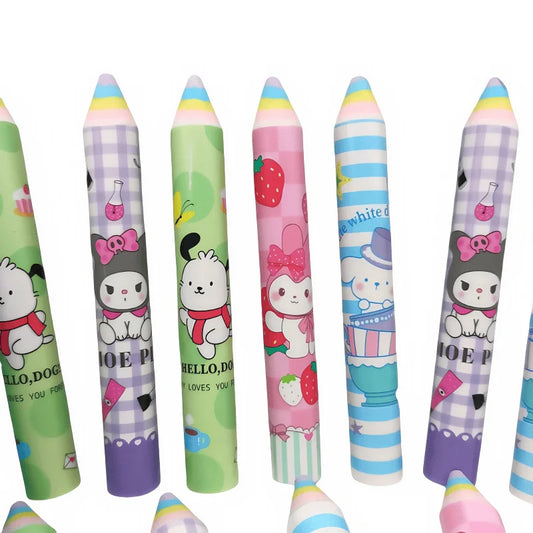New Sanrio Pencil Eraser My melody Cartoon Cute Creative High-Pretty Children Pencil Elimination Eraser Stationery Wholesale