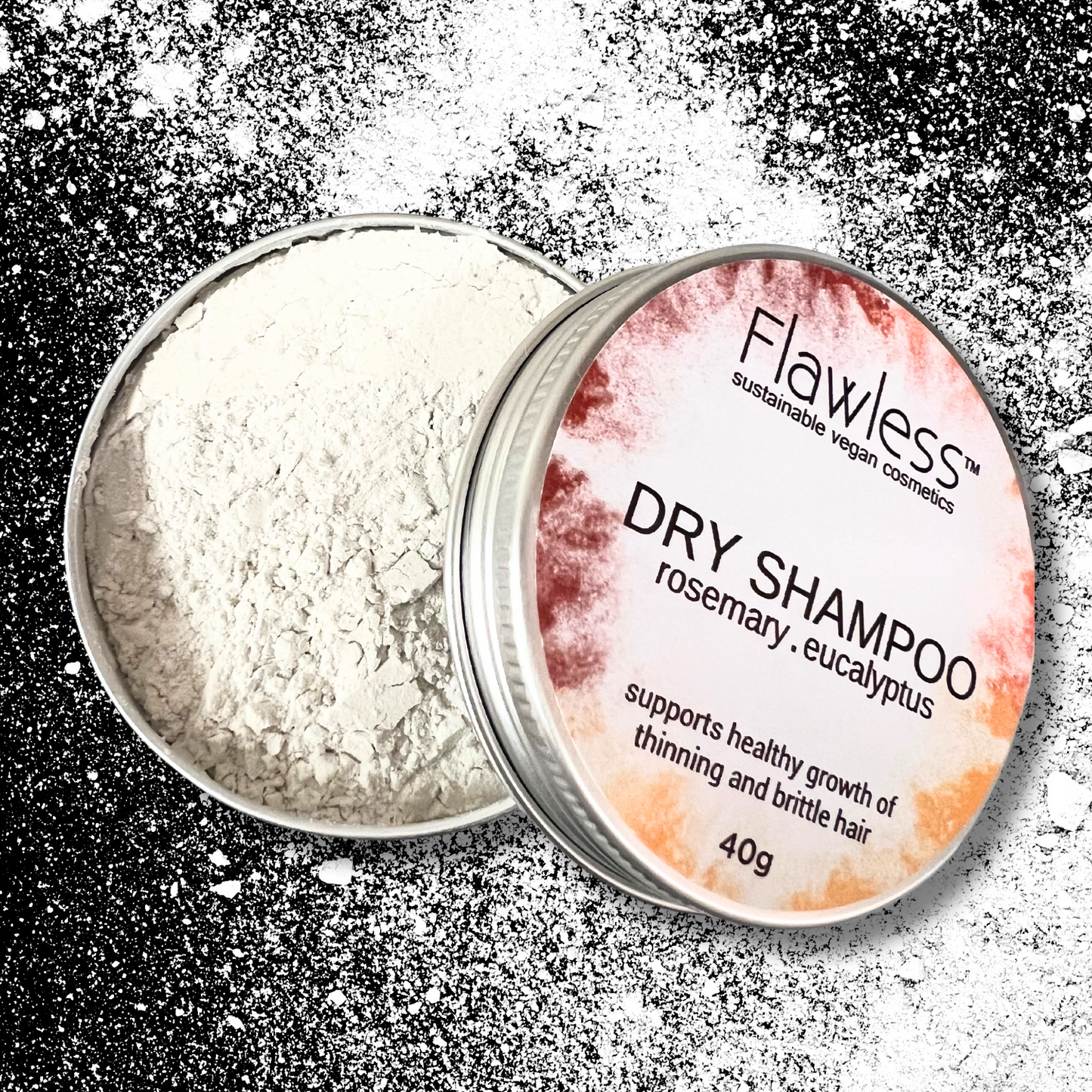 Dry Shampoo with Rosemary and Eucalyptus - for thinning/brittle hair