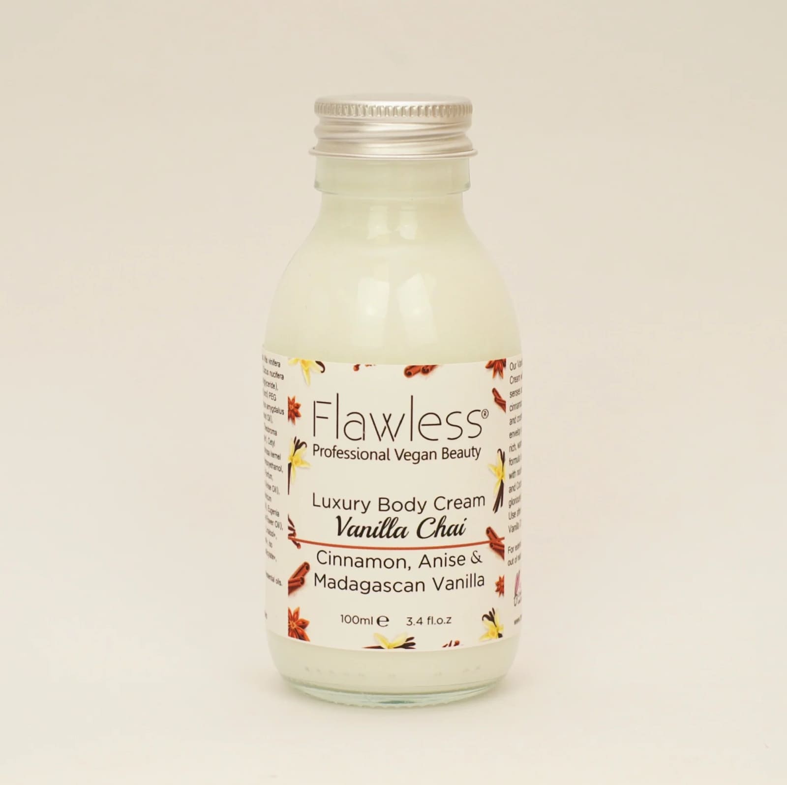 Vanilla Chai Body Cream Flawless Body Cream - Cinnamon, Anise & Madagascan Vanilla