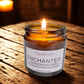 Sandalwood, Amber and Citrus Scented Candle - Enchanted