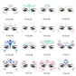 1pcs Festival Face Jewels Crystal Body Stickers Make Up Face Gems Glitter Rhinestones Face Sticker for Festival Party Dress Up