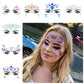 1pcs Festival Face Jewels Crystal Body Stickers Make Up Face Gems Glitter Rhinestones Face Sticker for Festival Party Dress Up
