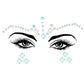 1pcs Festival Face Jewels Crystal Body Stickers Make Up Face Gems Glitter Rhinestones Face Sticker for Festival Party Dress Up