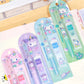 4Pcs/Set Sanrio Melody Mechanical Pencil 0.5mm Press Pencils Cute Kuromi Cinnamoroll Pochacco Pencil Students Stationery Gifts
