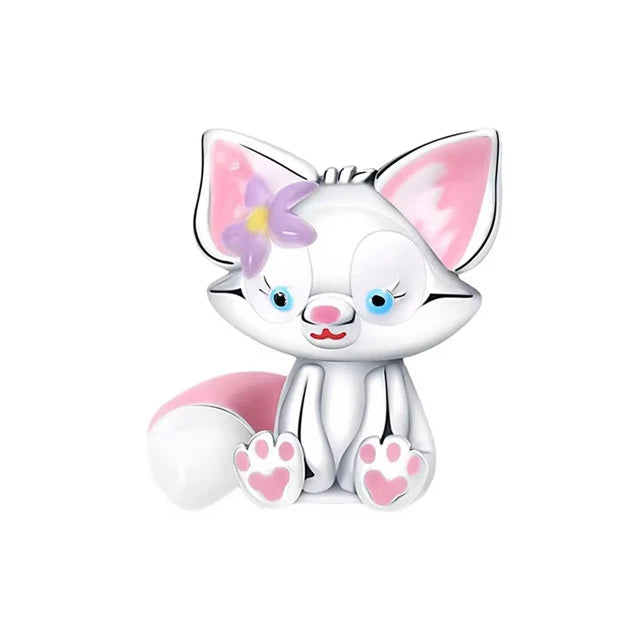 Silver 925 Original Miniso Hello Kitty Sanrio Kuromi Melody Big-Eyed Frog Charms Fit Women Jewelry Bracelet Beads Pendant Charm