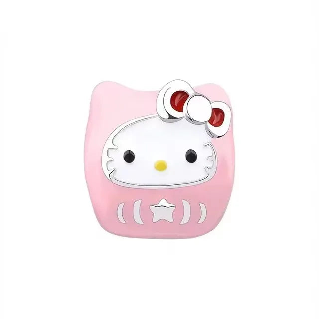 Silver 925 Original Miniso Hello Kitty Sanrio Kuromi Melody Big-Eyed Frog Charms Fit Women Jewelry Bracelet Beads Pendant Charm