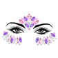 1pcs Festival Face Jewels Crystal Body Stickers Make Up Face Gems Glitter Rhinestones Face Sticker for Festival Party Dress Up