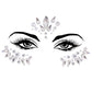 1pcs Festival Face Jewels Crystal Body Stickers Make Up Face Gems Glitter Rhinestones Face Sticker for Festival Party Dress Up