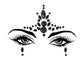 1pcs Festival Face Jewels Crystal Body Stickers Make Up Face Gems Glitter Rhinestones Face Sticker for Festival Party Dress Up