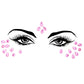 1pcs Festival Face Jewels Crystal Body Stickers Make Up Face Gems Glitter Rhinestones Face Sticker for Festival Party Dress Up