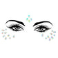 1pcs Festival Face Jewels Crystal Body Stickers Make Up Face Gems Glitter Rhinestones Face Sticker for Festival Party Dress Up