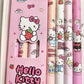 4Pcs Sanrio Hello Kitty Pen Gel Black Bullet Tip Cartoon 0.5mm  Ballpoint Pen School Office Supplies Stationery Accessories Gift