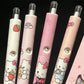 4Pcs Sanrio Hello Kitty Pen Gel Black Bullet Tip Cartoon 0.5mm  Ballpoint Pen School Office Supplies Stationery Accessories Gift
