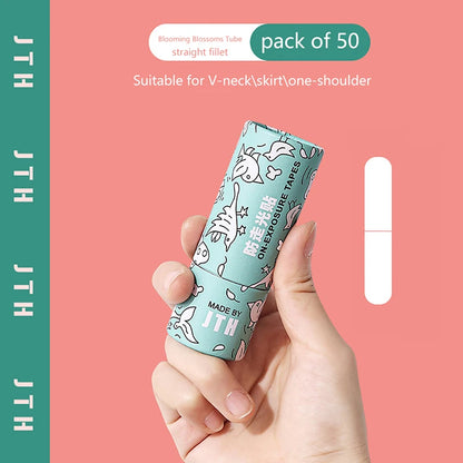 50/36Pcs Transparent Double Sided Tape for Clothing Dress Body Skin Anti-Exposure Adhesive Sticker Strips