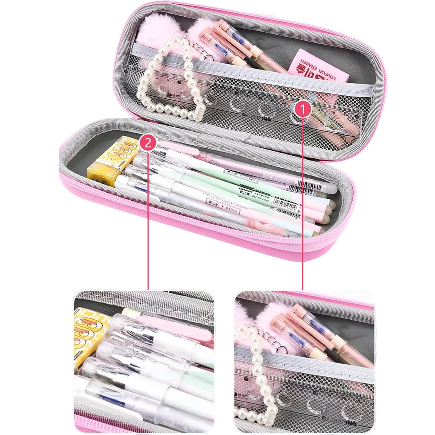 Sanrio Kawaii 3D Cinnamoroll Anime Pencil Case Cute Melody Large Capacity Pen Holder Girls Boy Kids School Stationery Box Gift