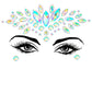 1pcs Festival Face Jewels Crystal Body Stickers Make Up Face Gems Glitter Rhinestones Face Sticker for Festival Party Dress Up