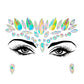 1pcs Festival Face Jewels Crystal Body Stickers Make Up Face Gems Glitter Rhinestones Face Sticker for Festival Party Dress Up