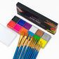 20 Color Sfx Children's Adult Painting Set Halloween Party Makeup Fancy Dress Beauty Palette Face Body Painting Oil and Brush