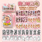 Capibala Dress Up Stickers Creative Four Seasons Scene Bean collection Sticker Children DIY Handmade Sticker Book