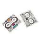 Pop Waterproof Skull Face Temporary Tattoo Stickers Day Of The Dead Facial Makeup Halloween Dress up