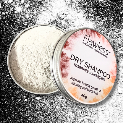 Dry Shampoo with Rosemary and Eucalyptus - for thinning/brittle hair.