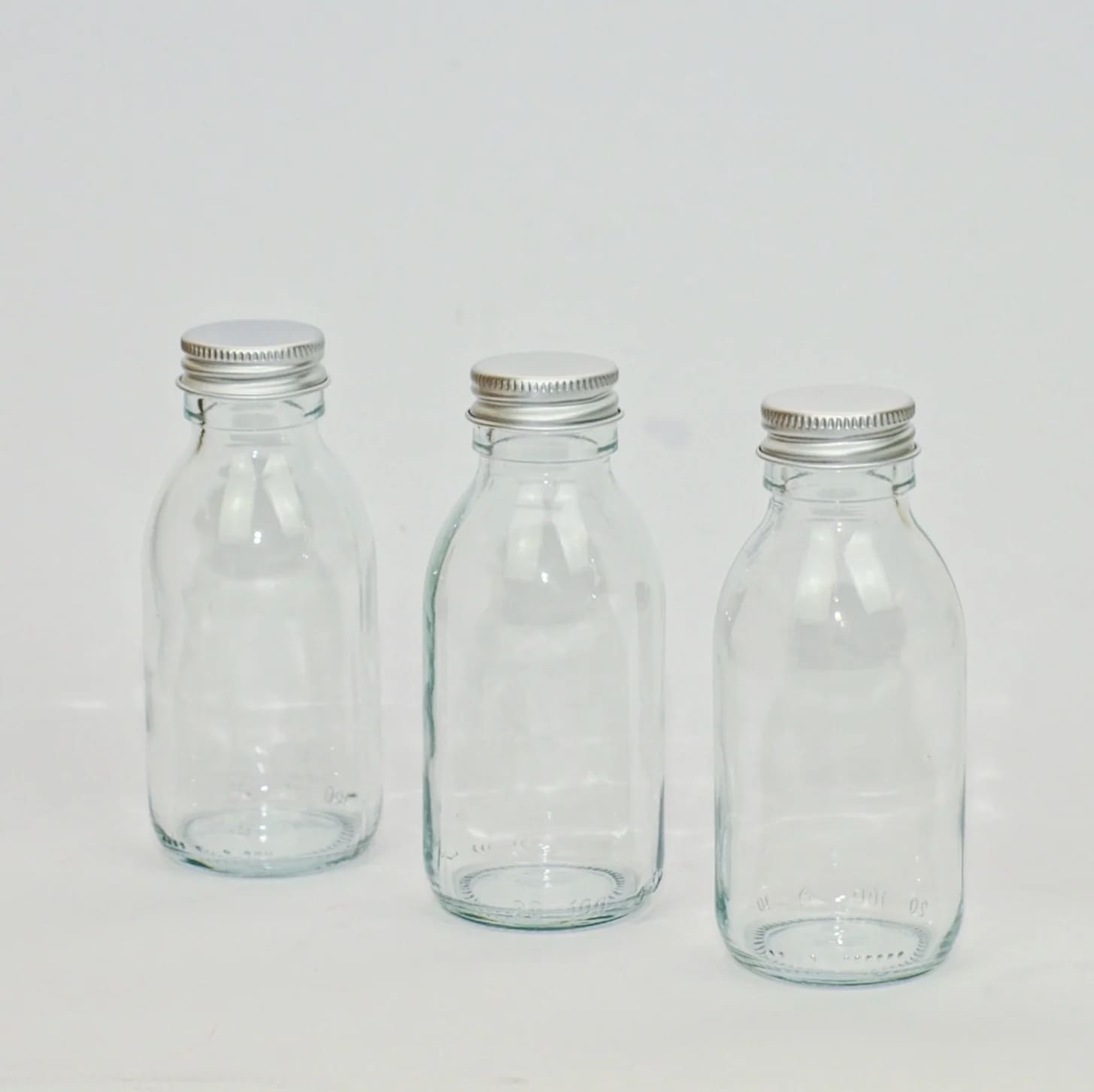 Clear Glass Refillable Bottles