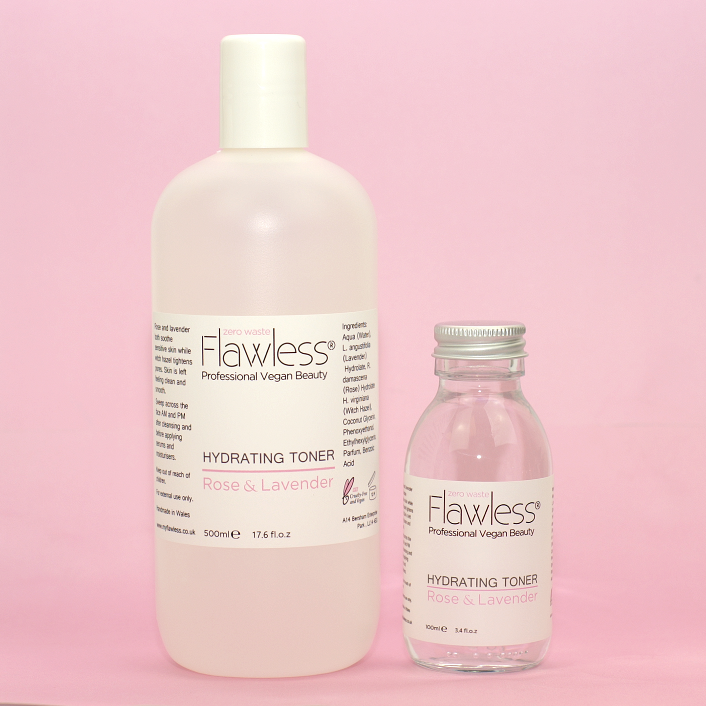 Hydrating Toner Refill - Rose and Lavender 500ml