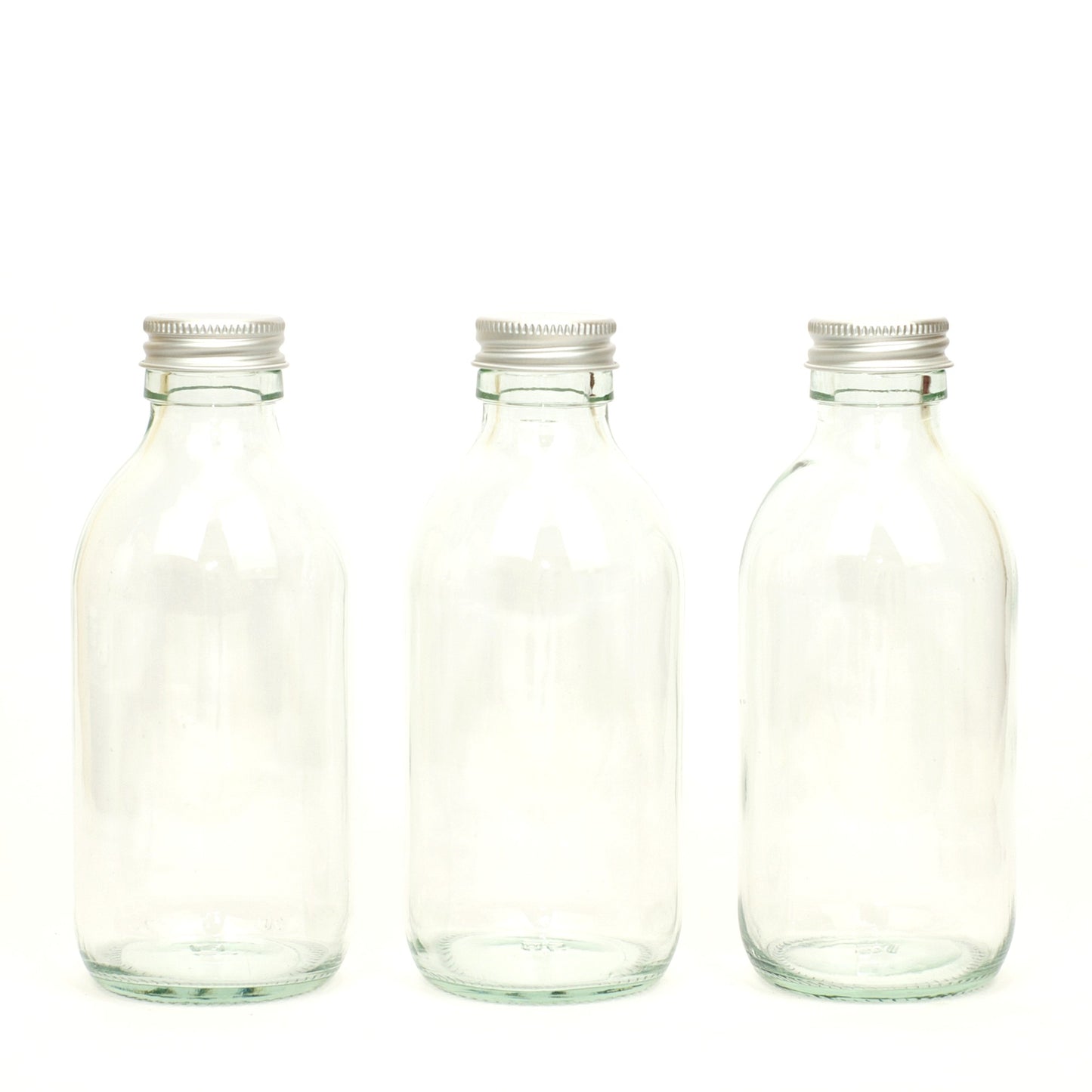 Clear Glass Refillable Bottles