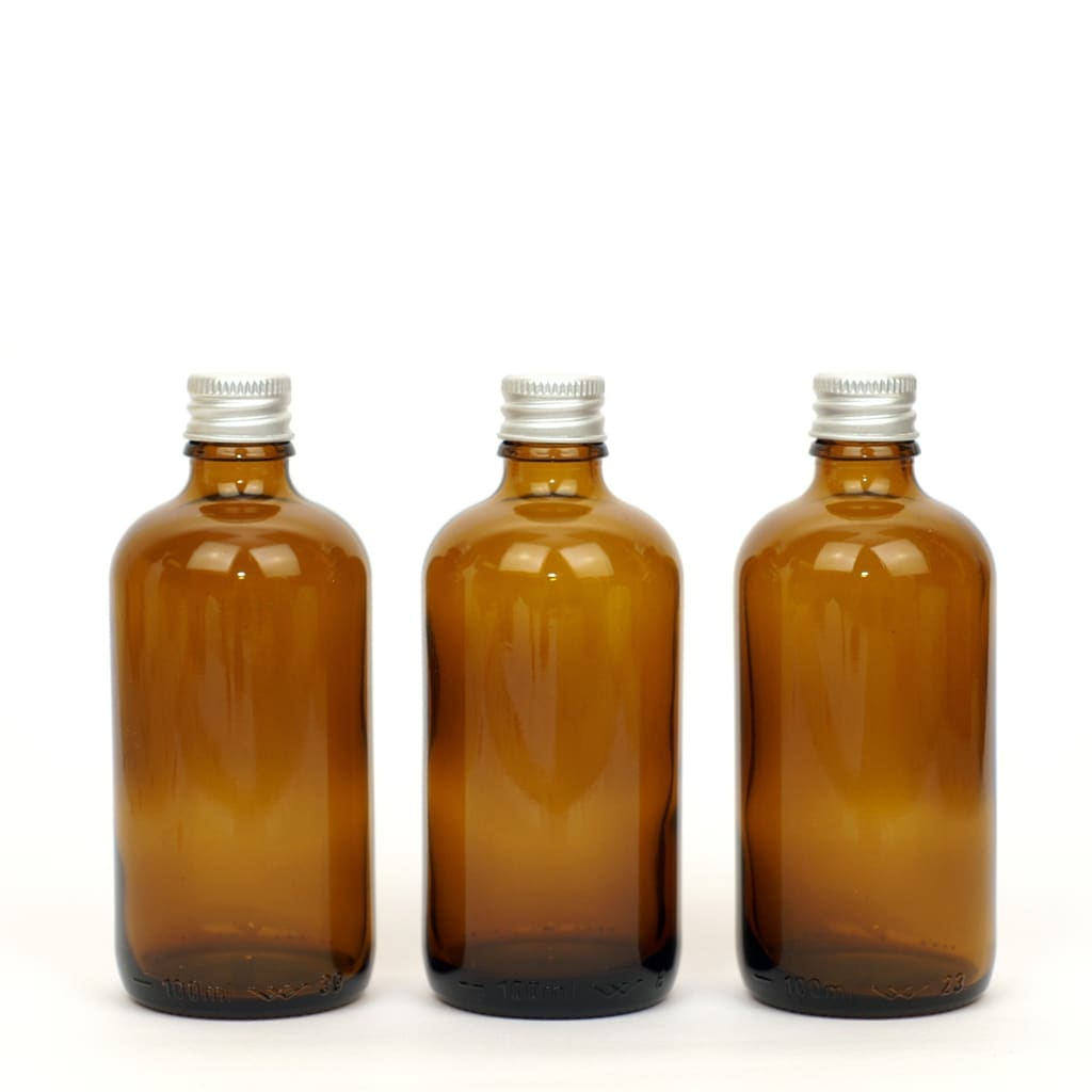 Amber Glass Refill Bottles - Glass Refill Containers