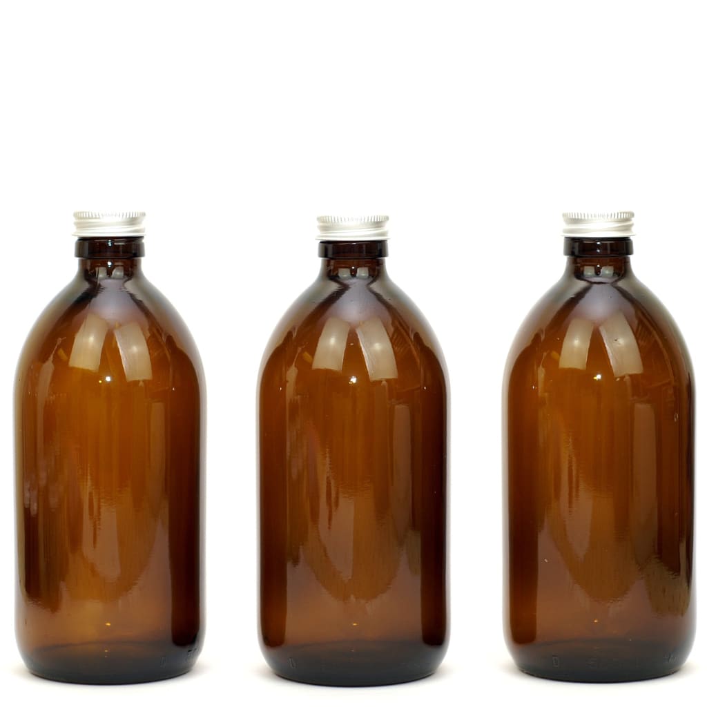 Amber Glass Refill Bottles